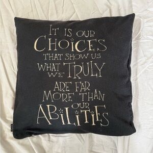 Harry Potter Quote Pillow